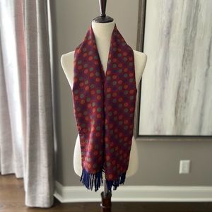 Paul Stuart Reversible Cashmere/Silk Scarf